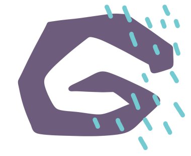 Freeform el çizimi organik element pastel renk şeması en az dekorasyon unsurları boho stili sanat