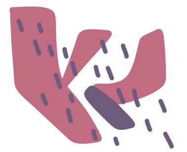 Freeform el çizimi organik element pastel renk şeması en az dekorasyon unsurları boho stili sanat