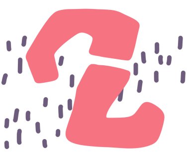 Freeform el çizimi organik element pastel renk şeması en az dekorasyon unsurları boho stili sanat