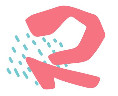 Freeform el çizimi organik element pastel renk şeması en az dekorasyon unsurları boho stili sanat