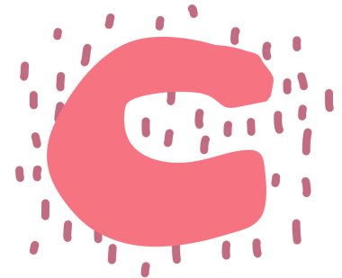 Freeform el çizimi organik element pastel renk şeması en az dekorasyon unsurları boho stili sanat