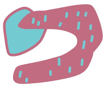 Freeform el çizimi organik element pastel renk şeması en az dekorasyon unsurları boho stili sanat