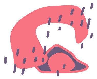 Freeform el çizimi organik element pastel renk şeması en az dekorasyon unsurları boho stili sanat