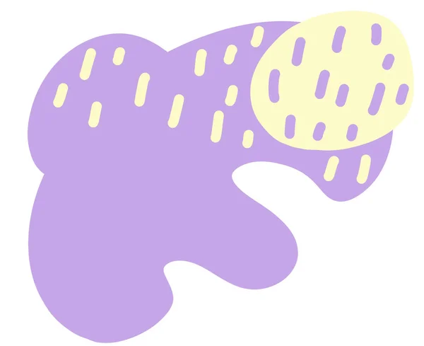 Weiche Organische Form Blob Pastell Form Elemente Für Dekoration Illustration — Stockfoto