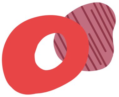 El çizimi damlası ve paralel grafik çizgileri kalça organik sanat soyut elementleri