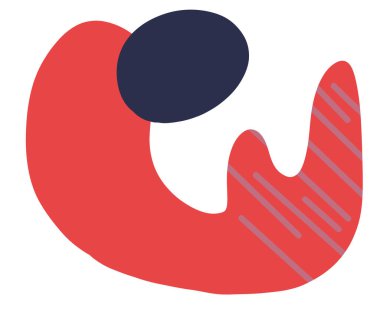 El çizimi damlası ve paralel grafik çizgileri kalça organik sanat soyut elementleri