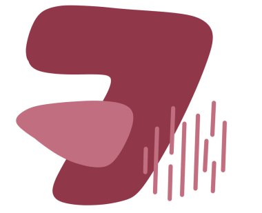 El çizimi damlası ve paralel grafik çizgileri kalça organik sanat soyut elementleri