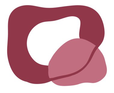 El çizimi damlası ve paralel grafik çizgileri kalça organik sanat soyut elementleri