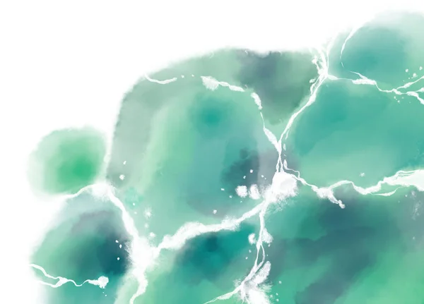 水彩大理石の質感流体の背景絵画豪華なイラストアート — ストック写真