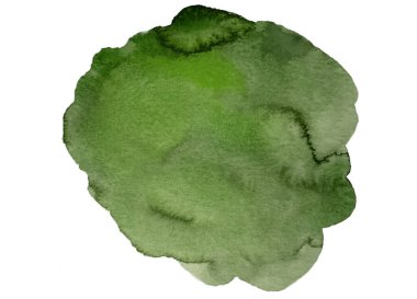 Suluboya benekli sanatsal element el yazısı kağıt üzerindeki organik resim izole dokuyu kes