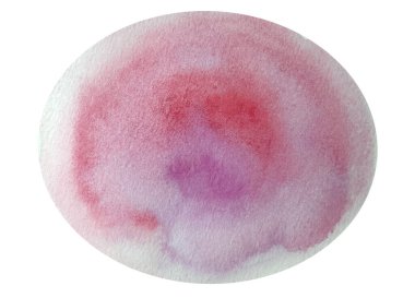 Suluboya benekli sanatsal element el yazısı kağıt üzerindeki organik resim izole dokuyu kes