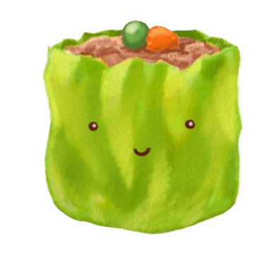 Shao mai jade dim sum dumpling Chinese steamed character cartoon