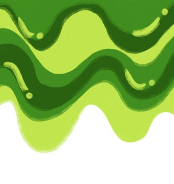 avocada yeşil dalga sıçrama pankartı grafik çizim resim resim resim elementi sanat