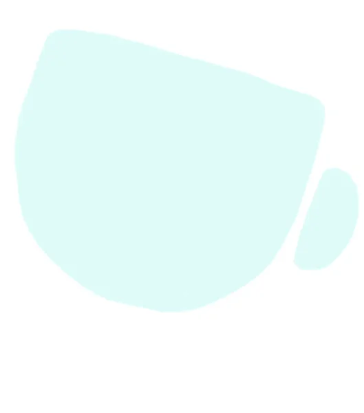 Cafe Element Coffee Shop Doodle Hand Sketch Style Pastel Illustration — Stock Photo, Image