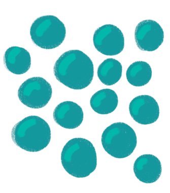 Green pea beans breakfast food set elements hand drawn doodle minimal style pastel color illustration art