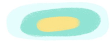 Freeform abstract shape freeform line minimal colorful decorative background element doodle art