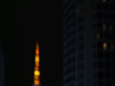 Japan celebrating Christmas holiday season lighting in roppongi hills blur view tokyo tower illumination