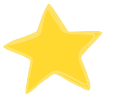 Yıldız karalaması serbest çizim çizimi gece parlayan gökyüzünün soyut bir elementi.