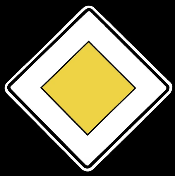 Alman trafik işaretleri — Stok fotoğraf