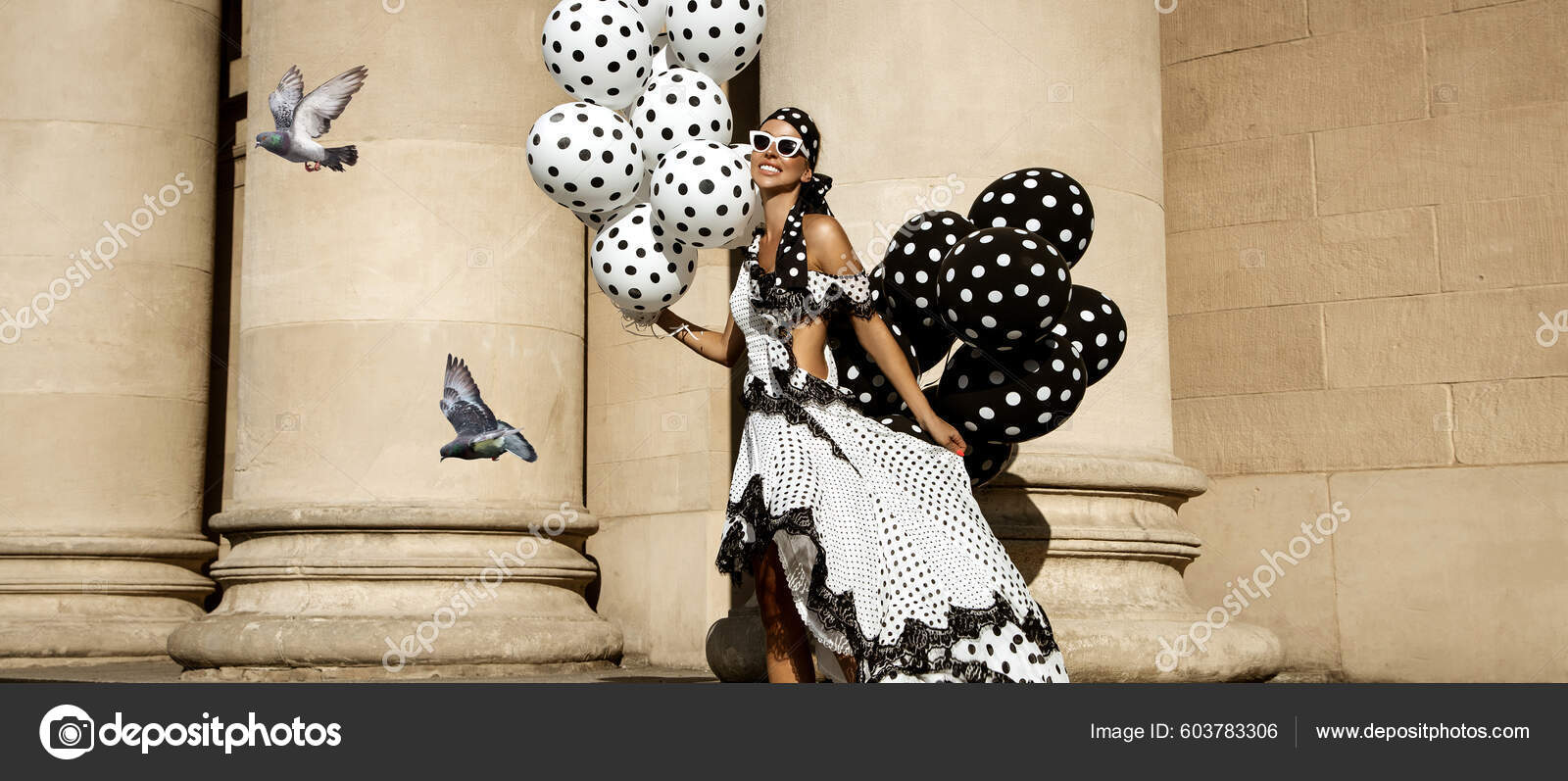 60's style polka dot dress cheap