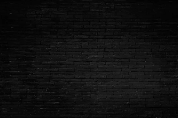 Black Brick Wall Texture Background — Stock Photo, Image