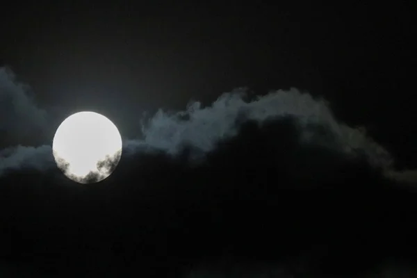 Pleine Lune Sur Nebraska Juin 2021 Photo Haute Qualité — Photo