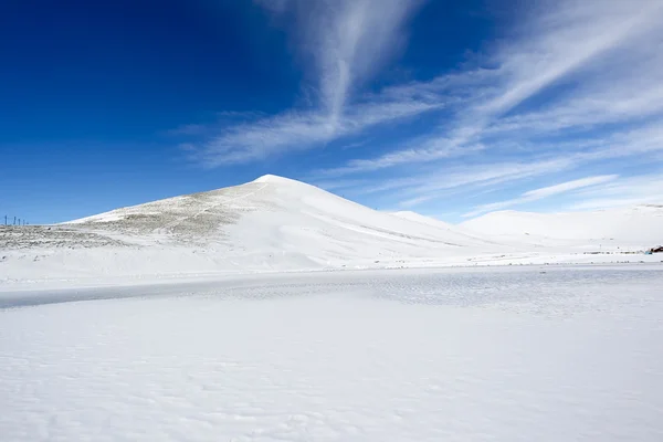 Montagne de neige — Photo