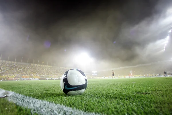 Football match between Aris and Boca Juniors — Stock Photo, Image