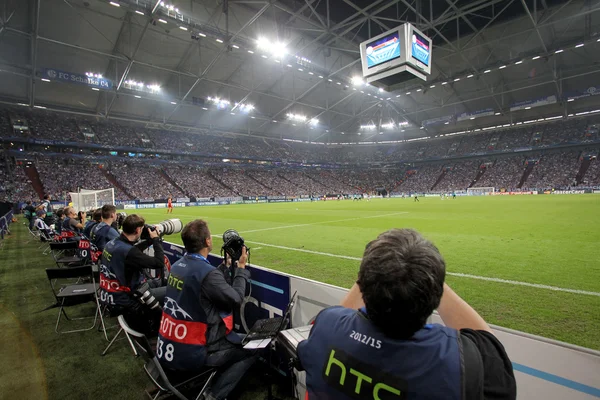 Paok vs Schalke 04 — Zdjęcie stockowe