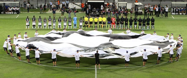 Champions league play-off wedstrijd paok vs schalke — Stockfoto