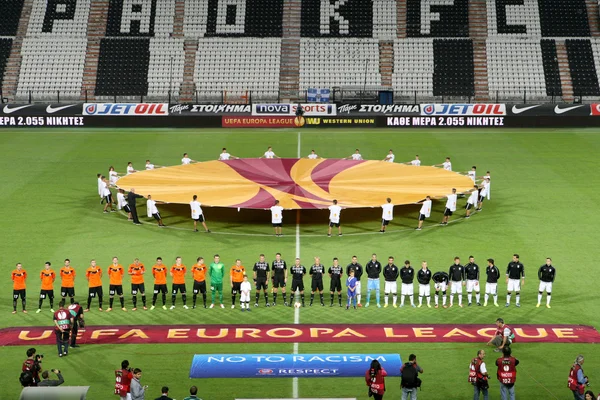 Paok Saloniki - FC Shakhter Karagandy, Liga Europa — Fotografia de Stock