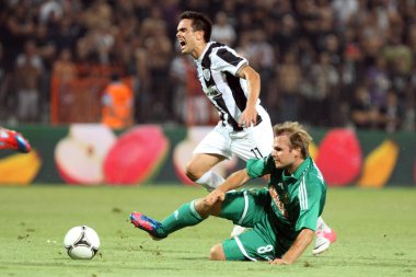 PAOK Selanik karşı hızlı Viyana futbol maçı