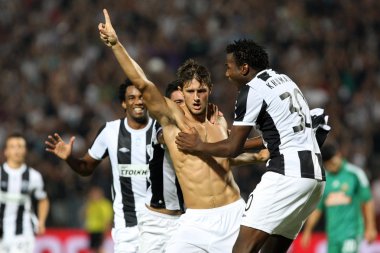 PAOK Selanik karşı hızlı Viyana futbol maçı