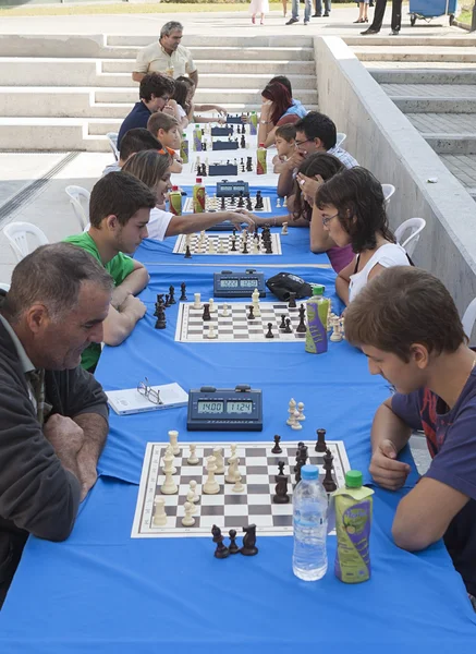 Chess tournament Marathon — Stock Photo, Image