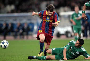 UEFA Şampiyonlar Ligi Grup aşamasında maç panathinaikos rakip barcelona