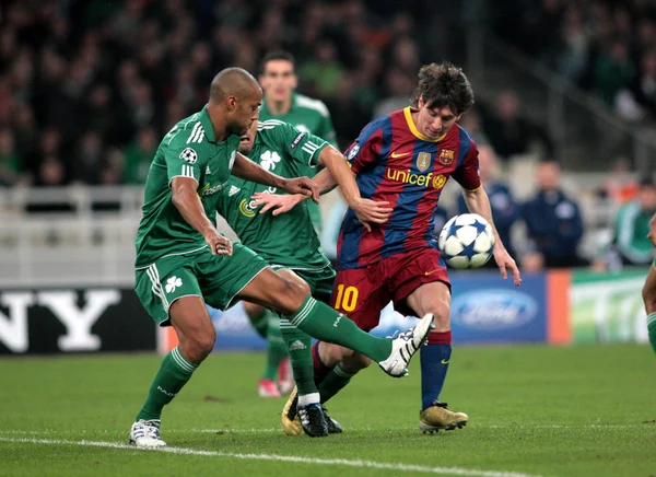 UEFA Champions League group stage match Panathinaikos vs Barcelona — Stock Photo, Image