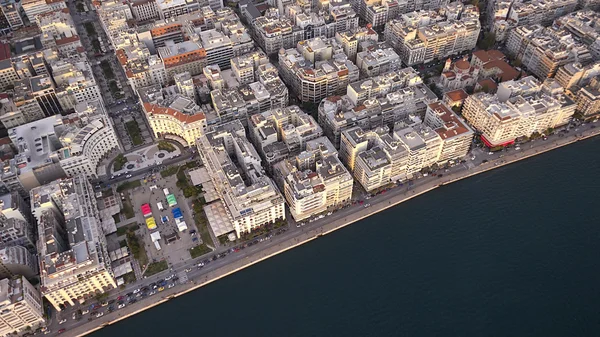 Panoramiczny widok Salonik krótko przed zachód, gre — Zdjęcie stockowe