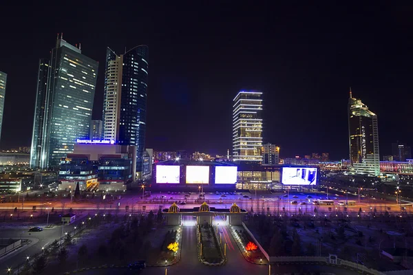 Innenstadt von Astana - der Hauptstadt Kasachstans — Stockfoto