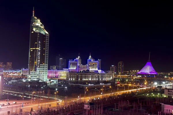 Centro da cidade de Astana - a capital do Cazaquistão — Fotografia de Stock