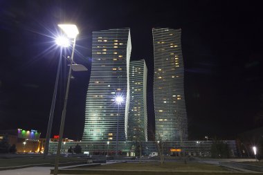 şehir merkezinde şehrin astana - Kazakistan'ın başkenti