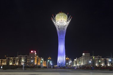 şehir merkezinde şehrin astana - Kazakistan'ın başkenti