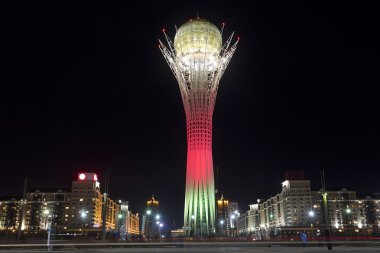şehir merkezinde şehrin astana - Kazakistan'ın başkenti