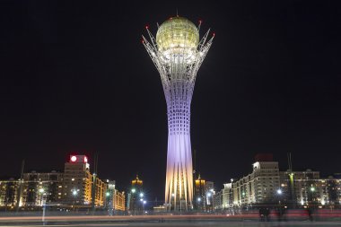 şehir merkezinde şehrin astana - Kazakistan'ın başkenti