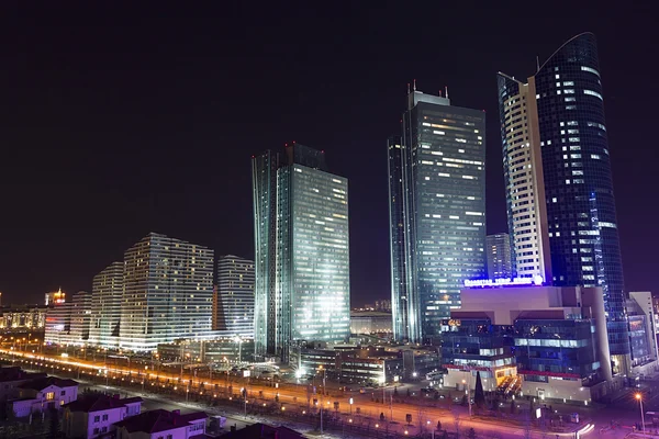 Centro de la ciudad de Astana - la capital de Kazajstán — Foto de Stock