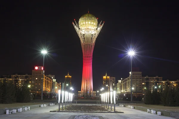 Centro da cidade de Astana - a capital do Cazaquistão — Fotografia de Stock