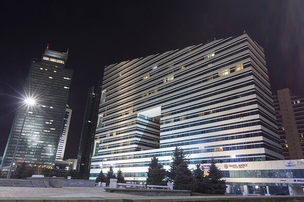 Центр города Астана - столица Казахстана
