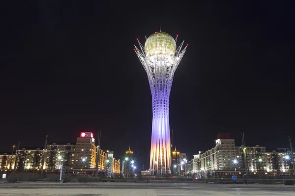哈萨克斯坦首都阿斯塔纳城市中心城区 — 图库照片