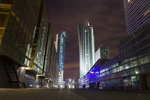 Центр города Астана - столица Казахстана
