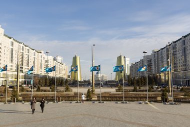 Astana- capital of Kazakhstan clipart