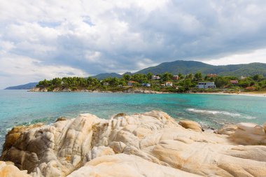 Vourvourou beach Halkidikya, Yunanistan